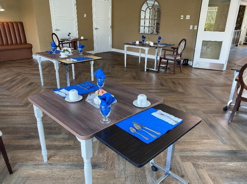 Lynn valley care centre, dining room facilities