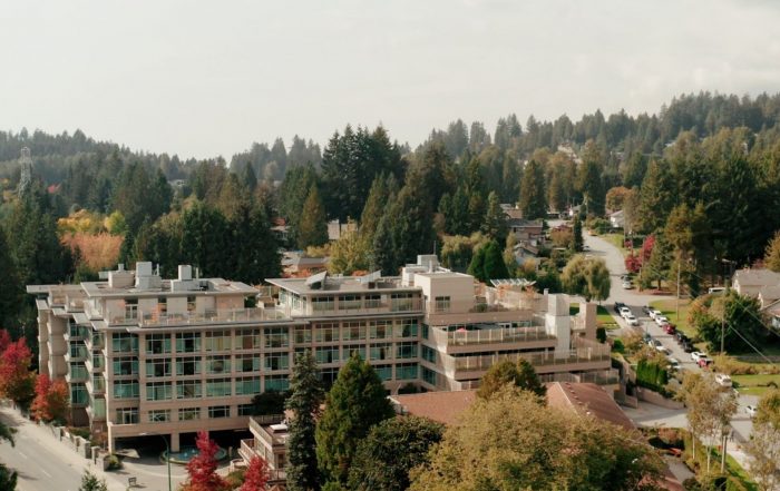 arial photo of lynn valley care centre