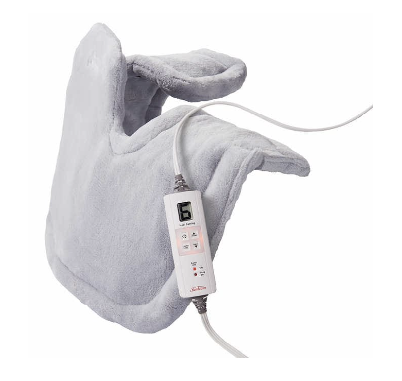 heated neck and shoulder warmer for seniors