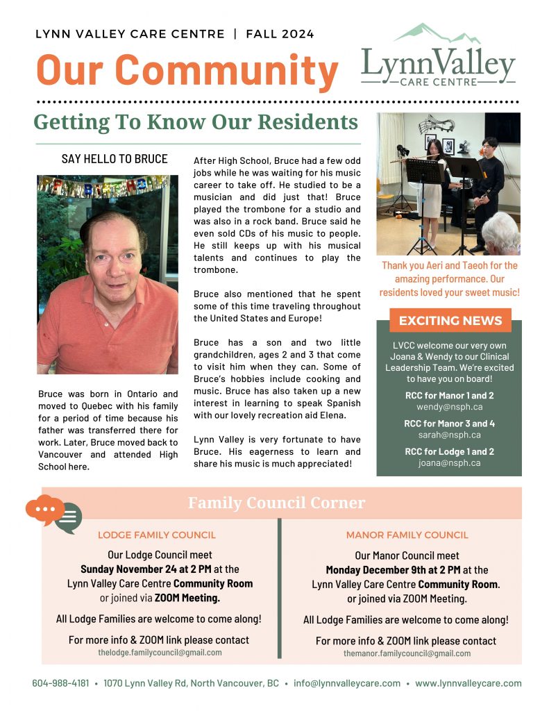 LVVC November 2024 Newsletter